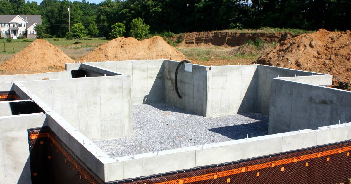 Заказать фундамент с подвалом Одинцово. Заказать под ключ цена от 3575 руб/м3
